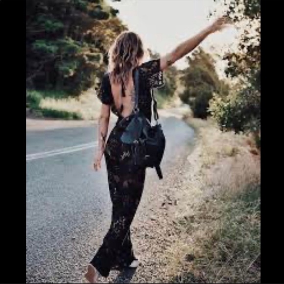 Spell | Black Fleetwood Lace Jumpsuit | L - Picture 5 of 16